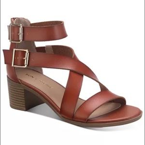 Quinn block heel - Sun + Stone